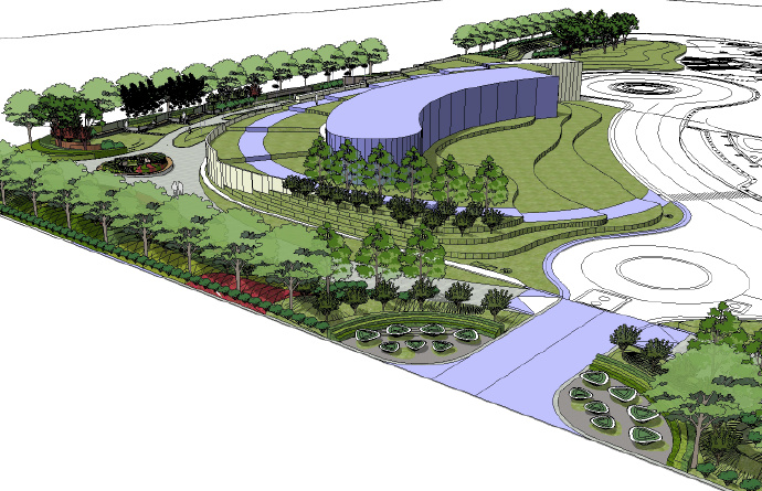 “上海中心大廈”外環(huán)境景觀設(shè)計(jì)及功能提升 “上海中心大廈”外環(huán)境景觀設(shè)計(jì)及功能提升